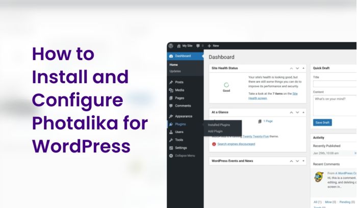 How to Install and Configure Photalika for WordPress